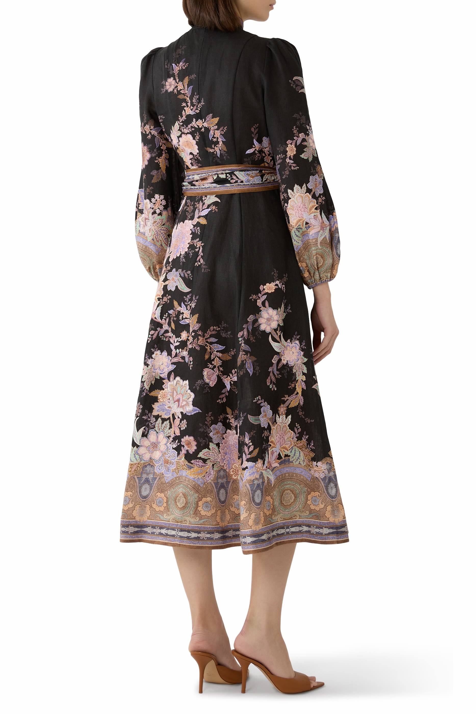 Luna Button Midi Dress