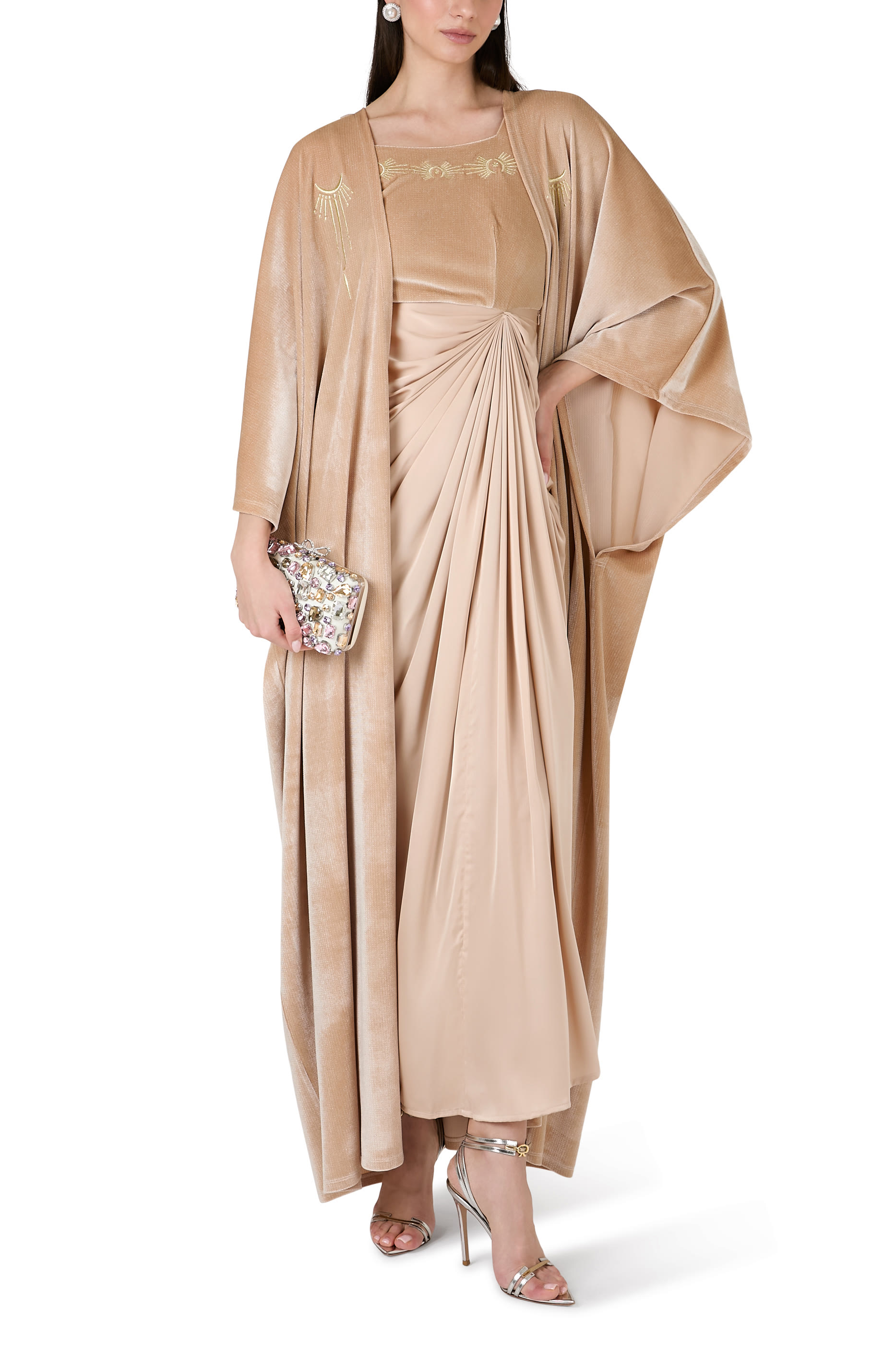  Velvet Wrapped Kaftan