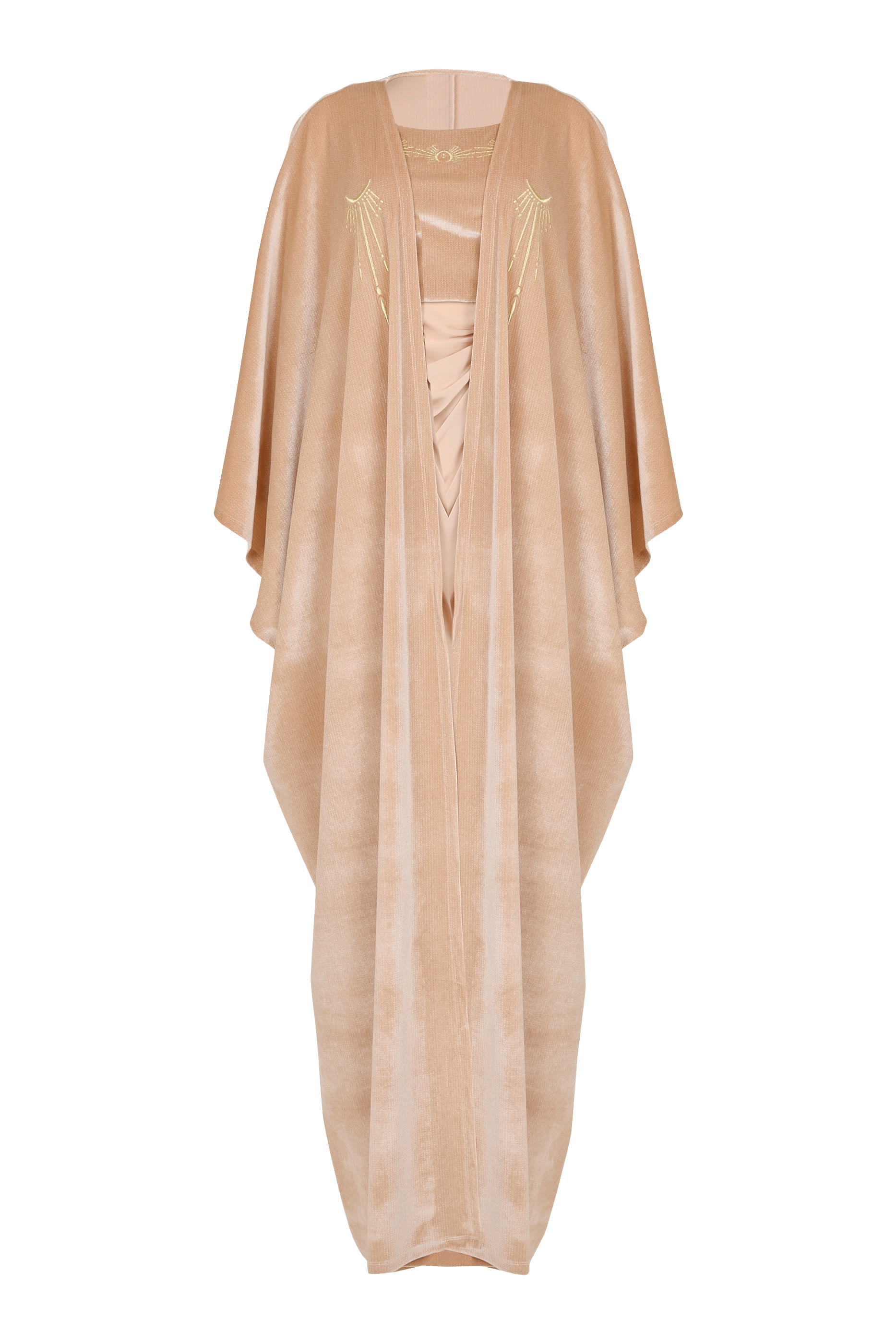  Velvet Wrapped Kaftan