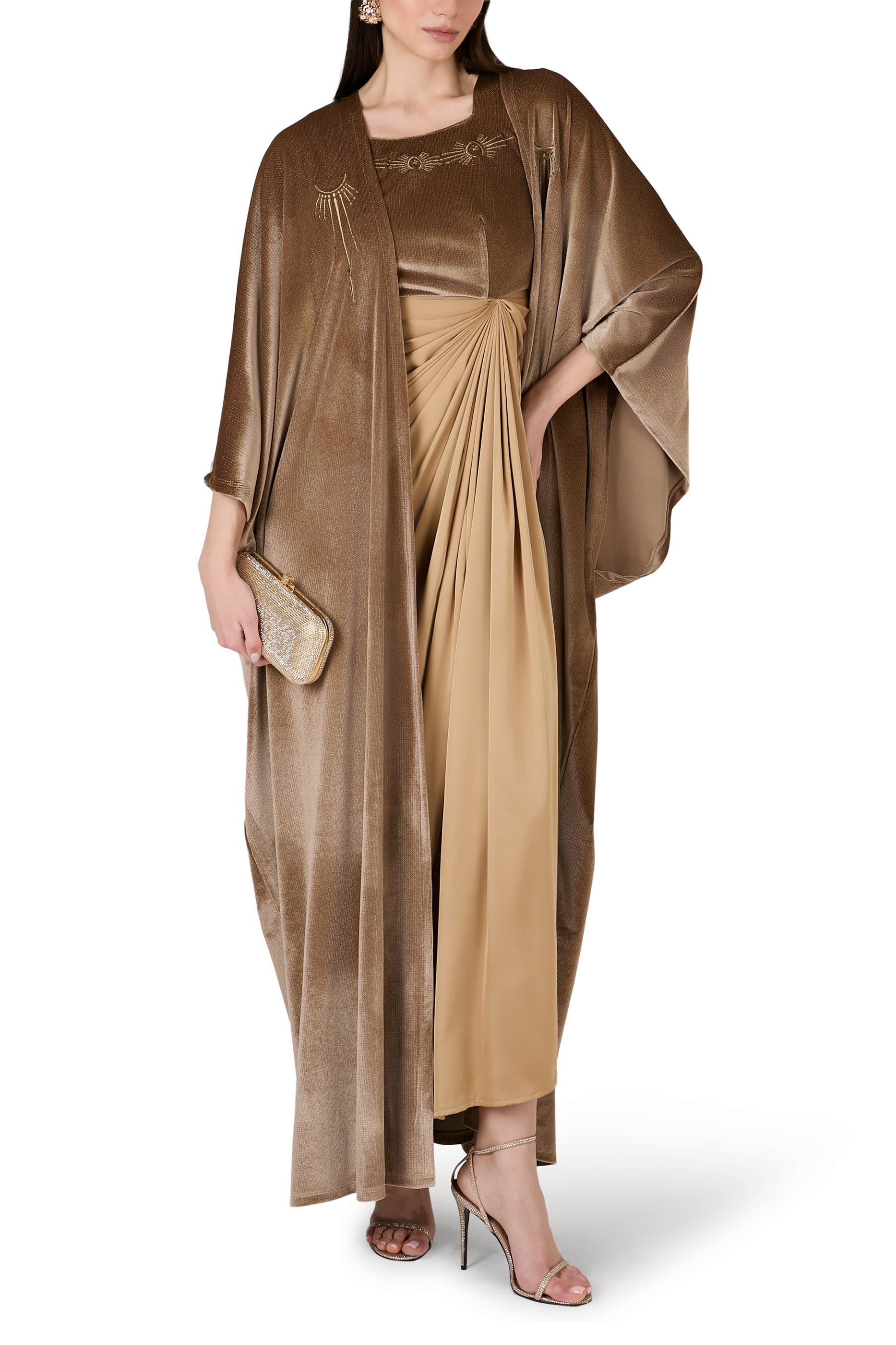  Velvet Wrapped Kaftan