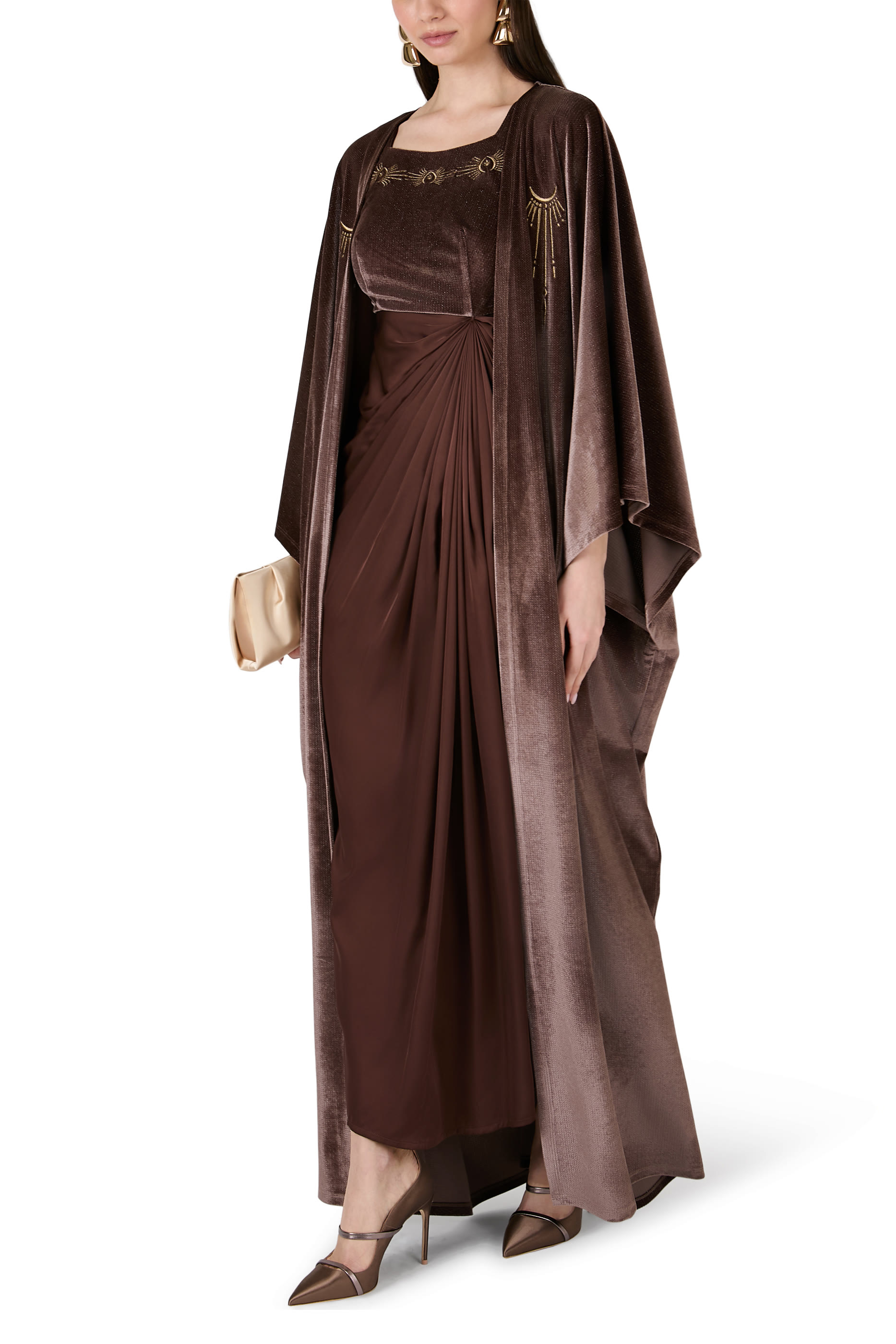  Velvet Wrapped Kaftan