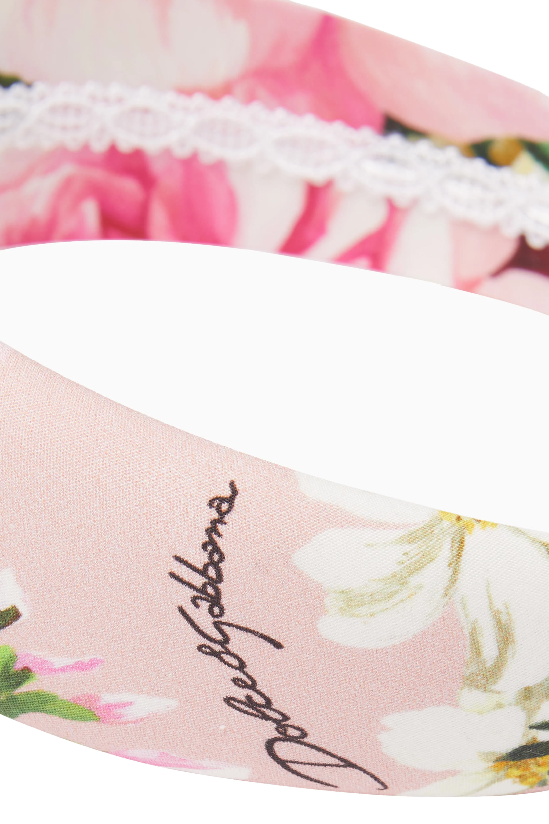 Kids Floral-Print Poplin Headband