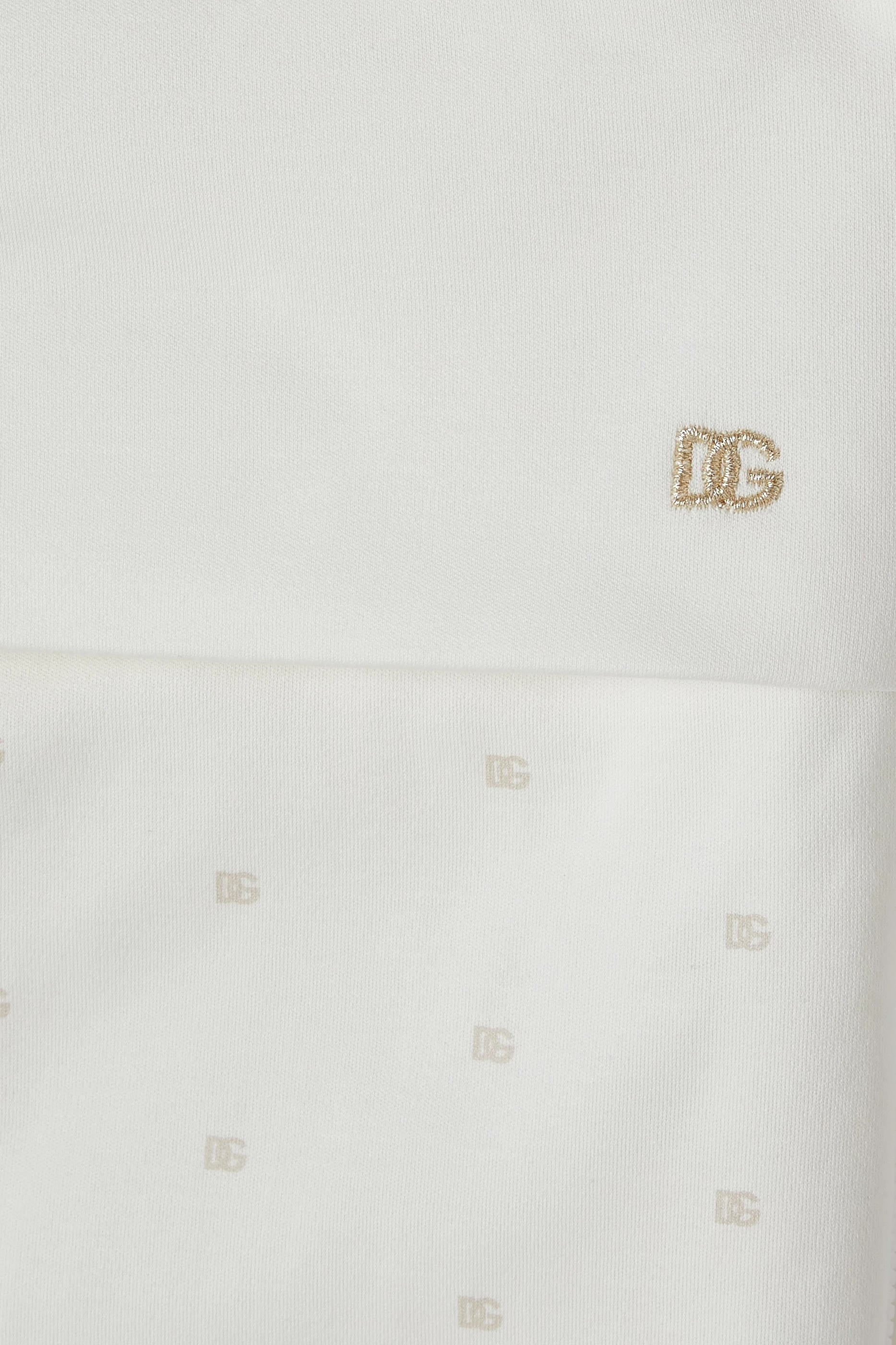 Kids Interlock Baby Nest with Logo and Polka Dots