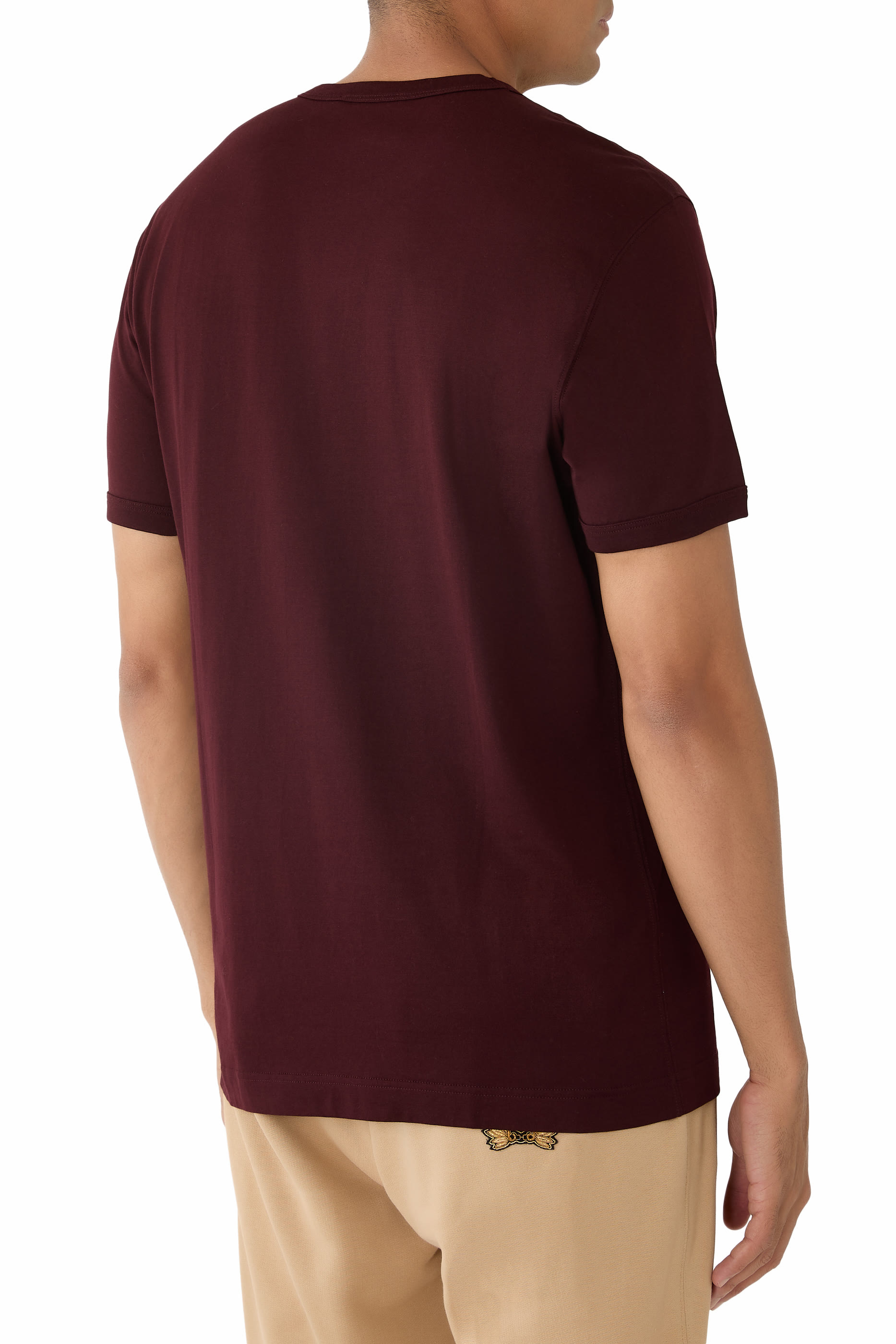 Logo-Patch Cotton T-Shirt