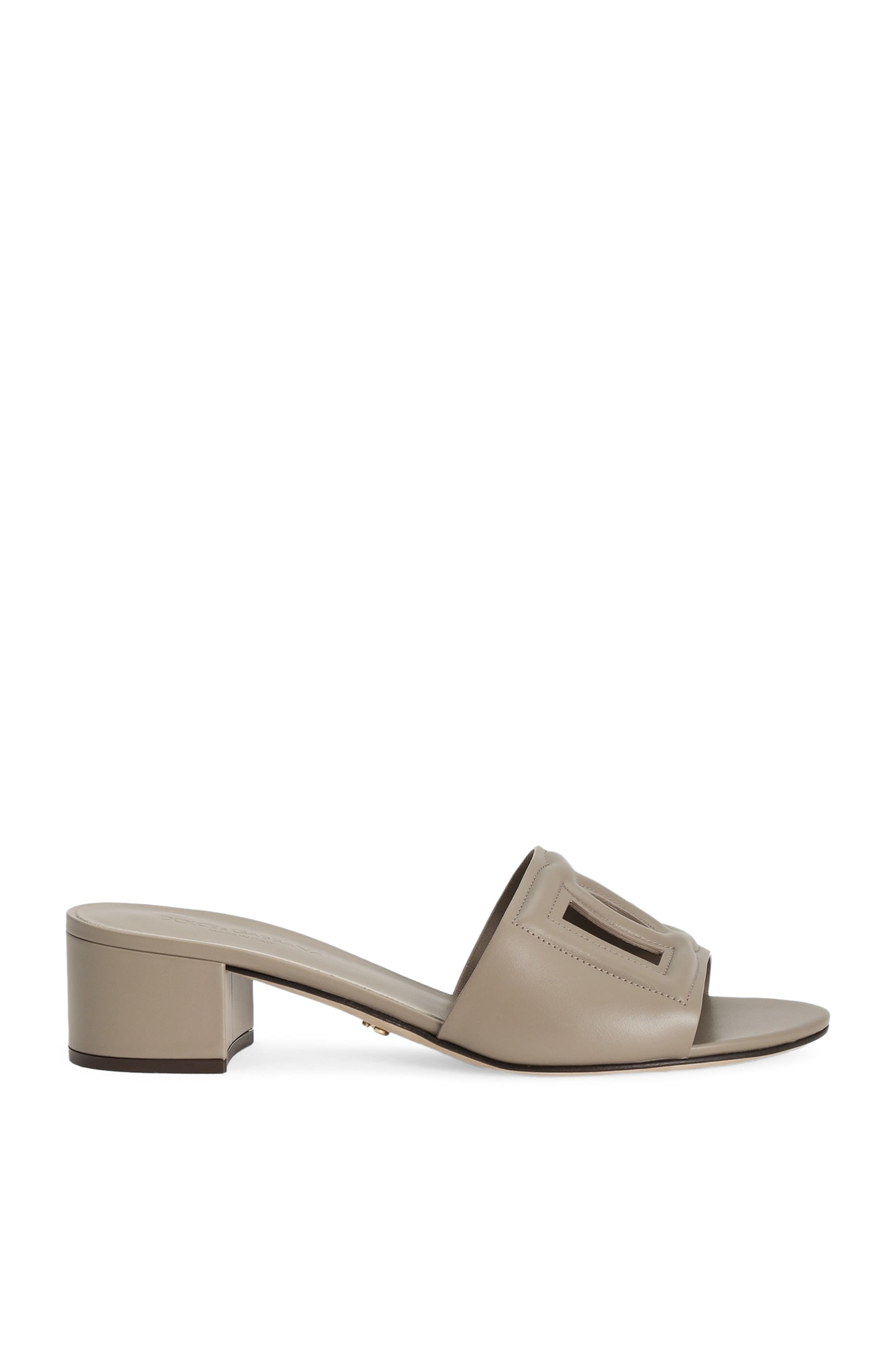 DG Logo Calfskin Mules 40