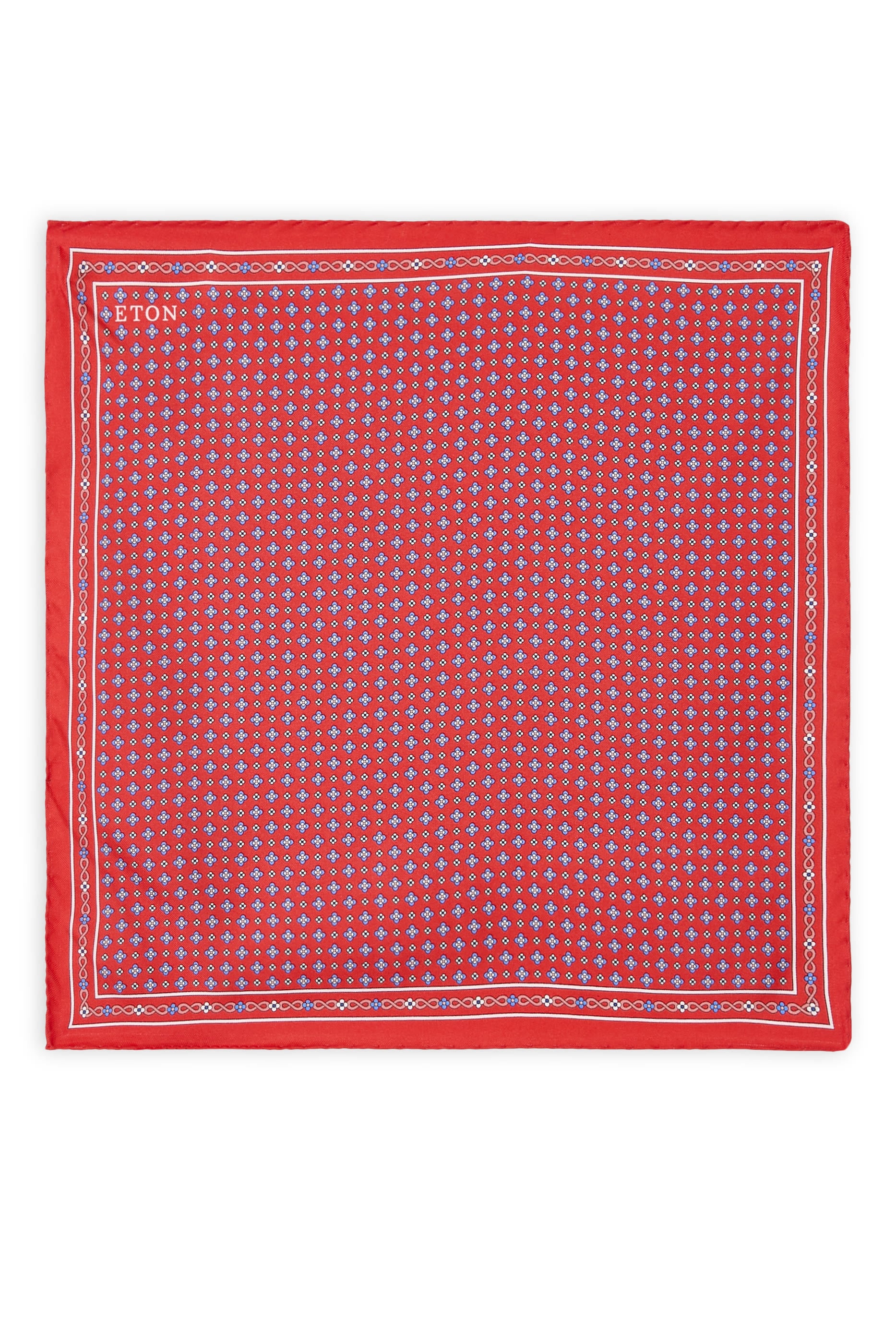 Floral Silk Twill Pocket Square