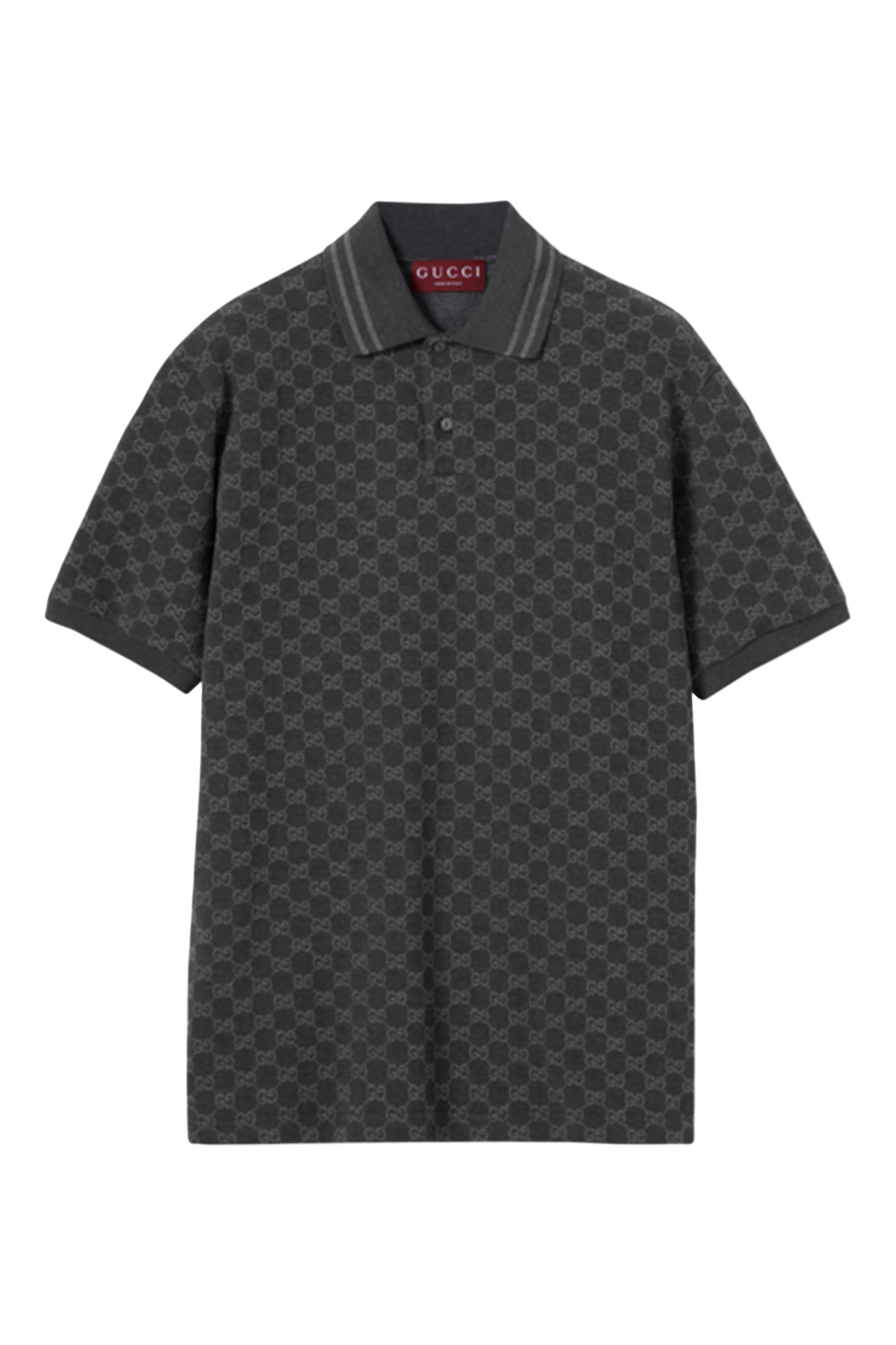 GG Cotton Piqué Jacquard Polo Shirt