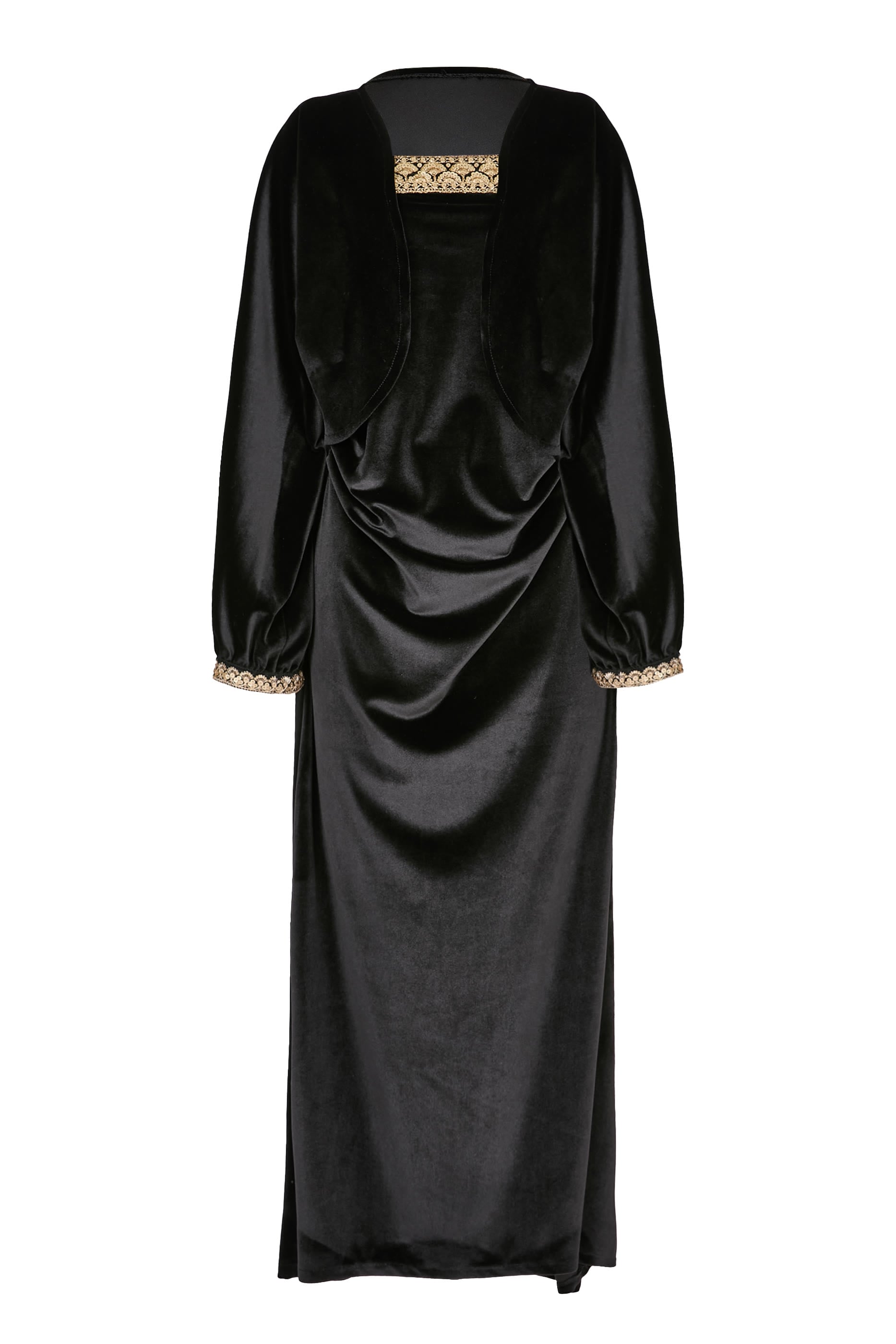 Velvet Blossom Strapless Dress and Jacket 