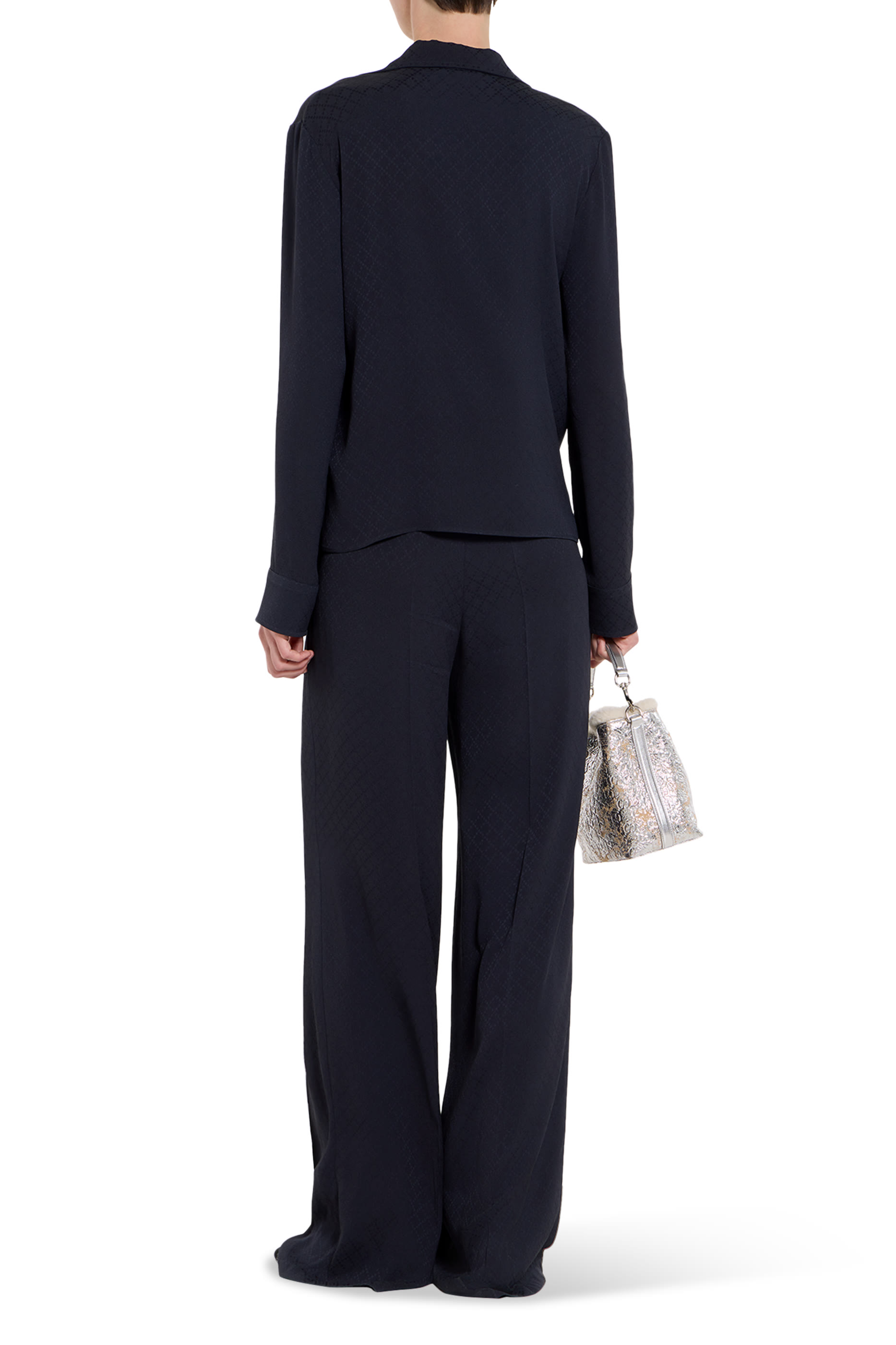  Silk Jacquard Pants