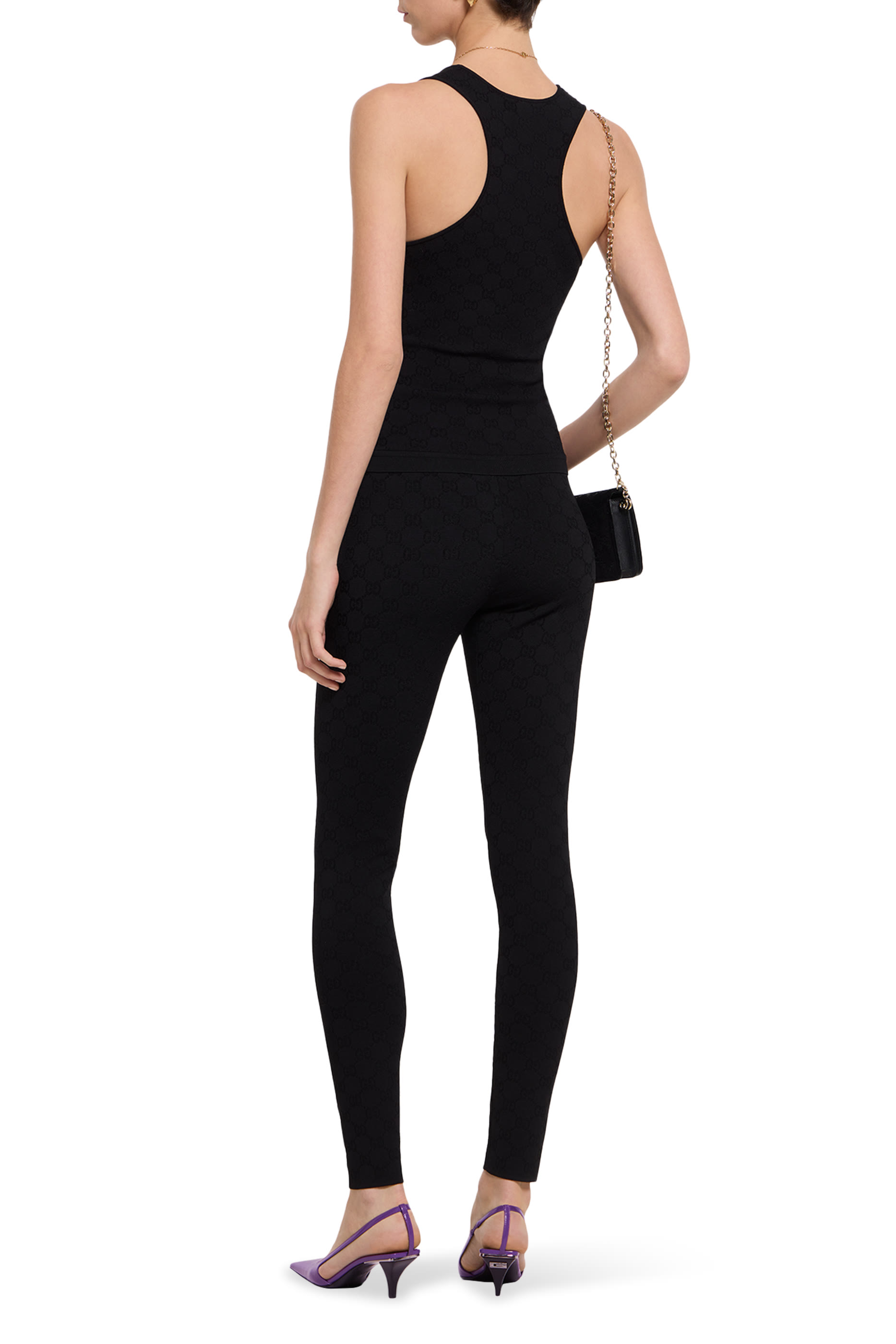  Elastic GG Jacquard Tank Top 