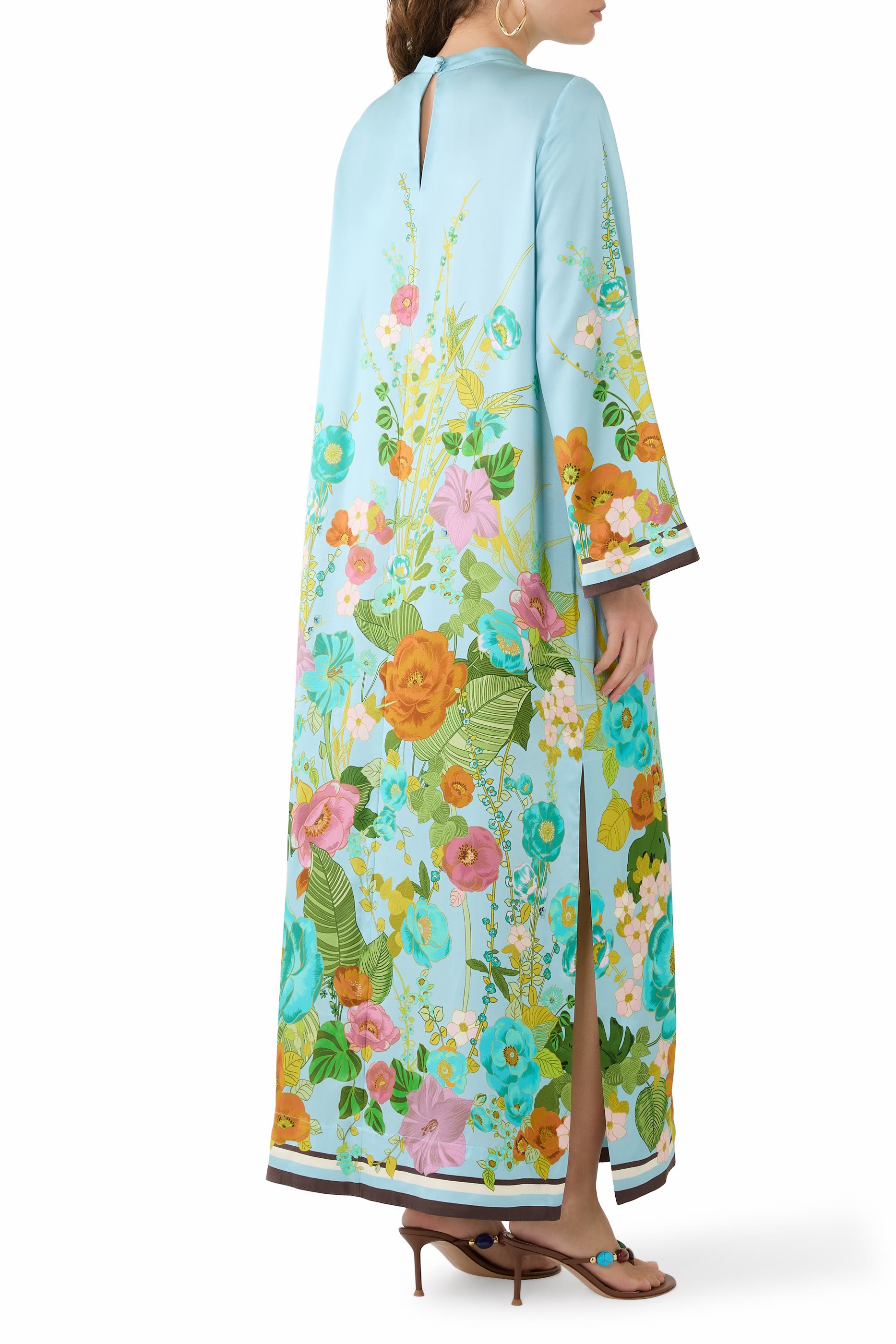 Silk Midi Dress