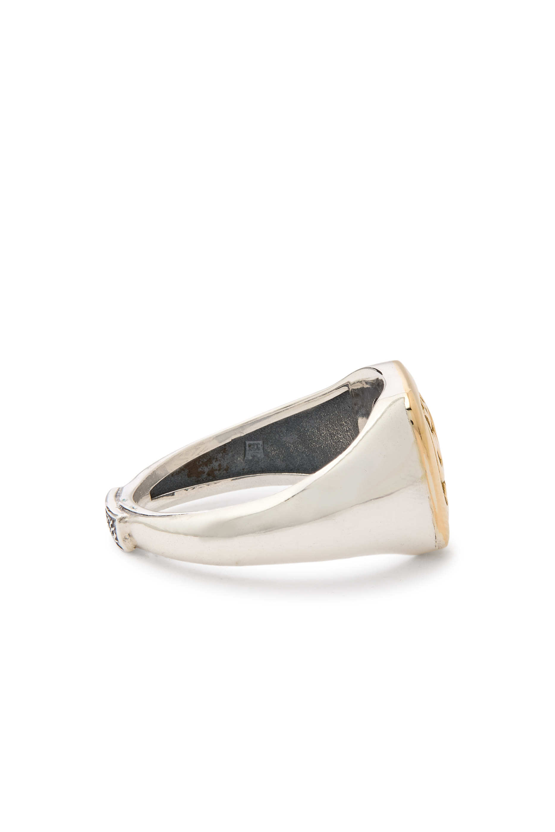 El Nur We Are One Ring, 18k Yellow Gold & Sterling Silver