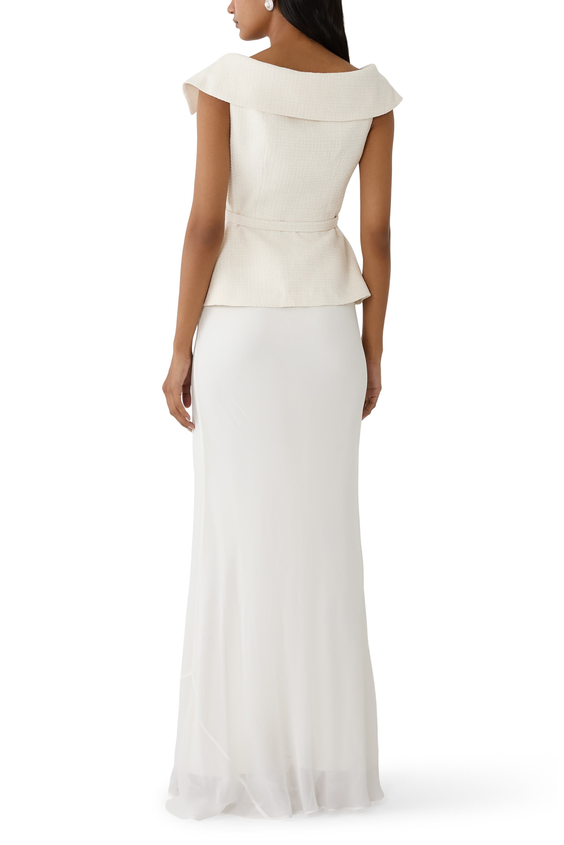 Bouclé Maxi Dress