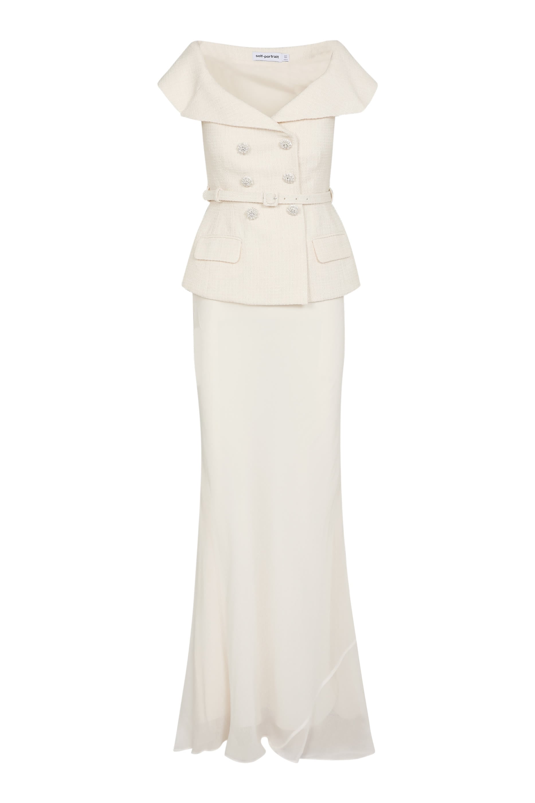 Bouclé Maxi Dress