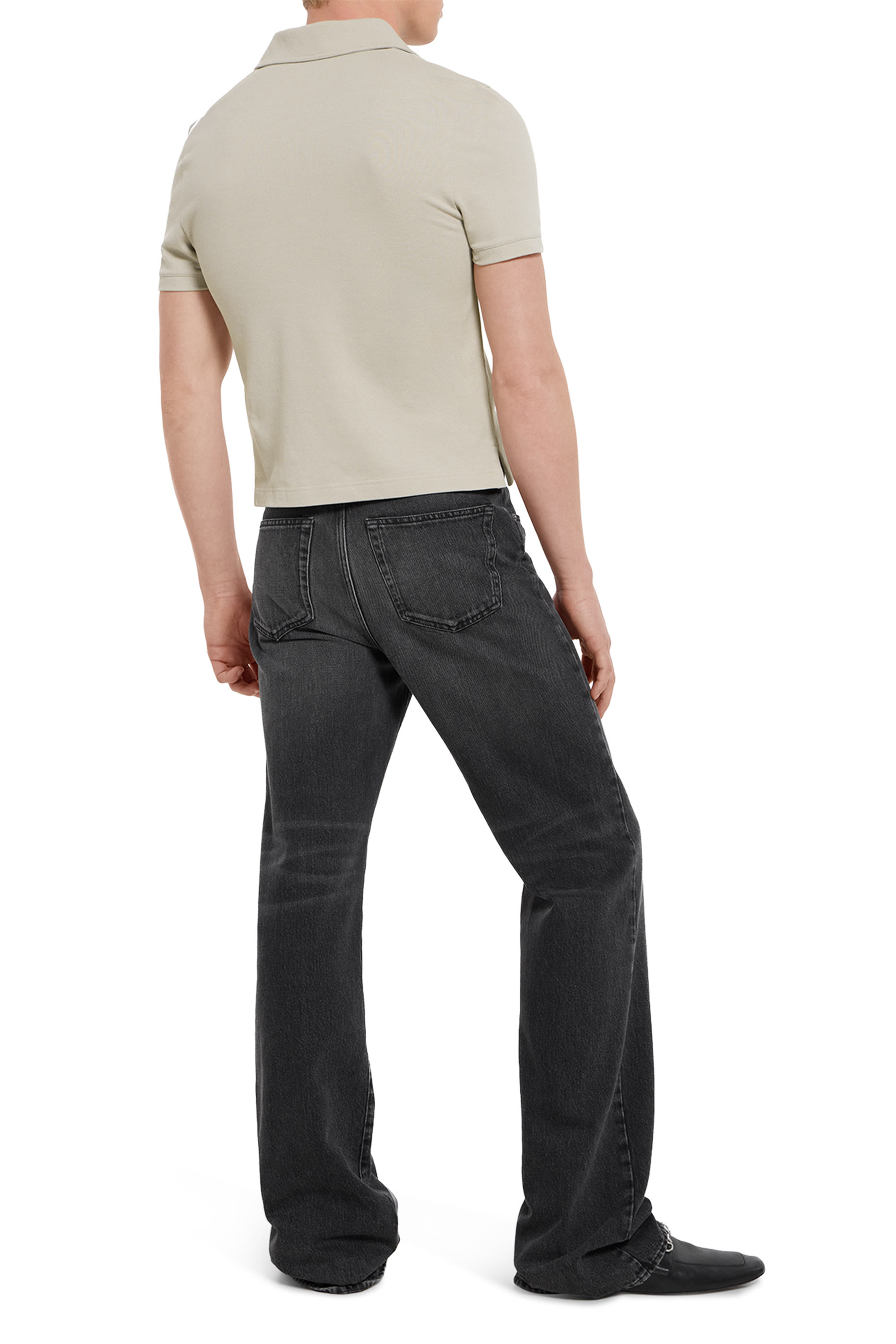 Cotton Piqué Polo Shirt with Embroidery
