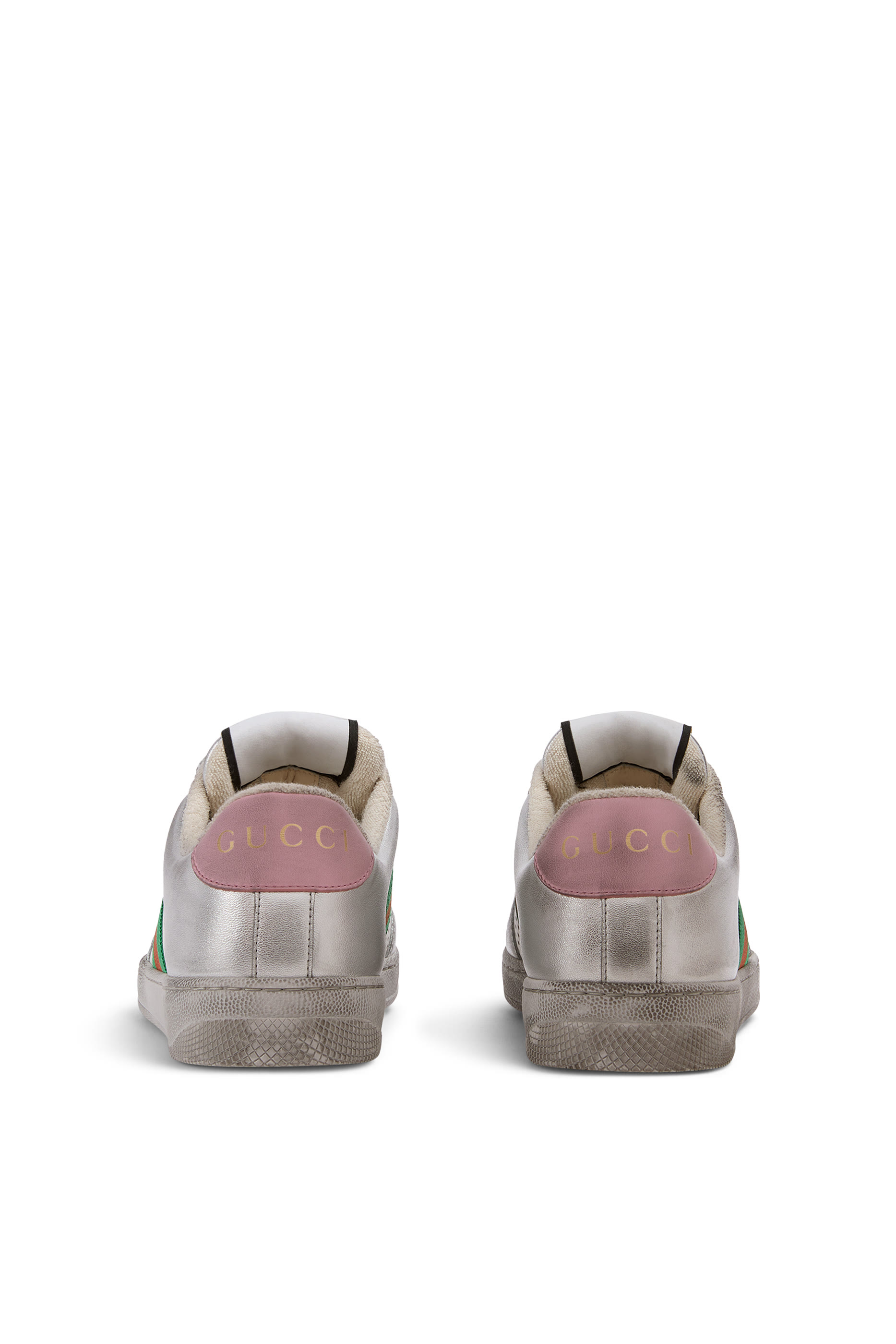 Screener Sneakers with Worn-Out Effect