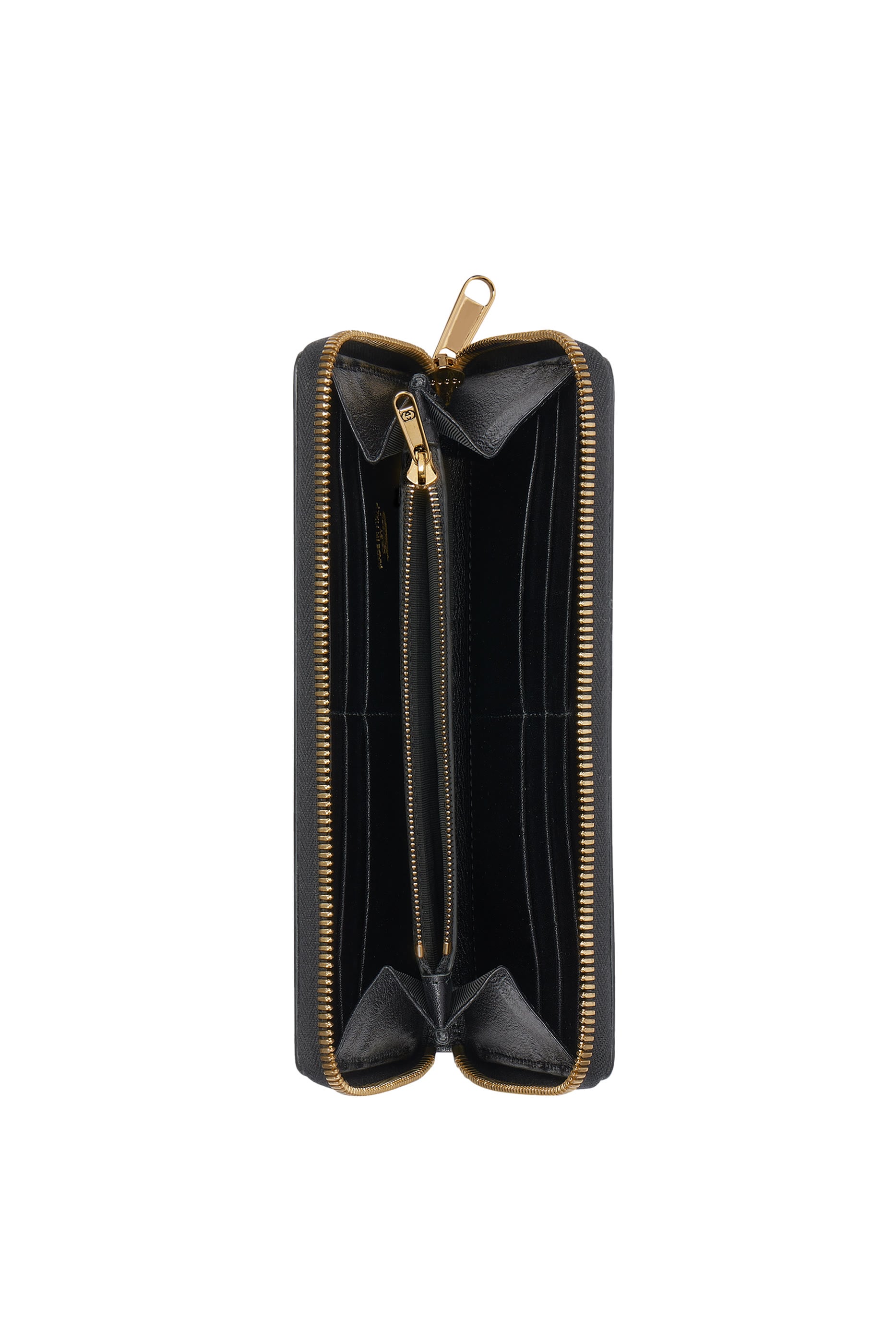 Horsebit Web Zip Around Wallet