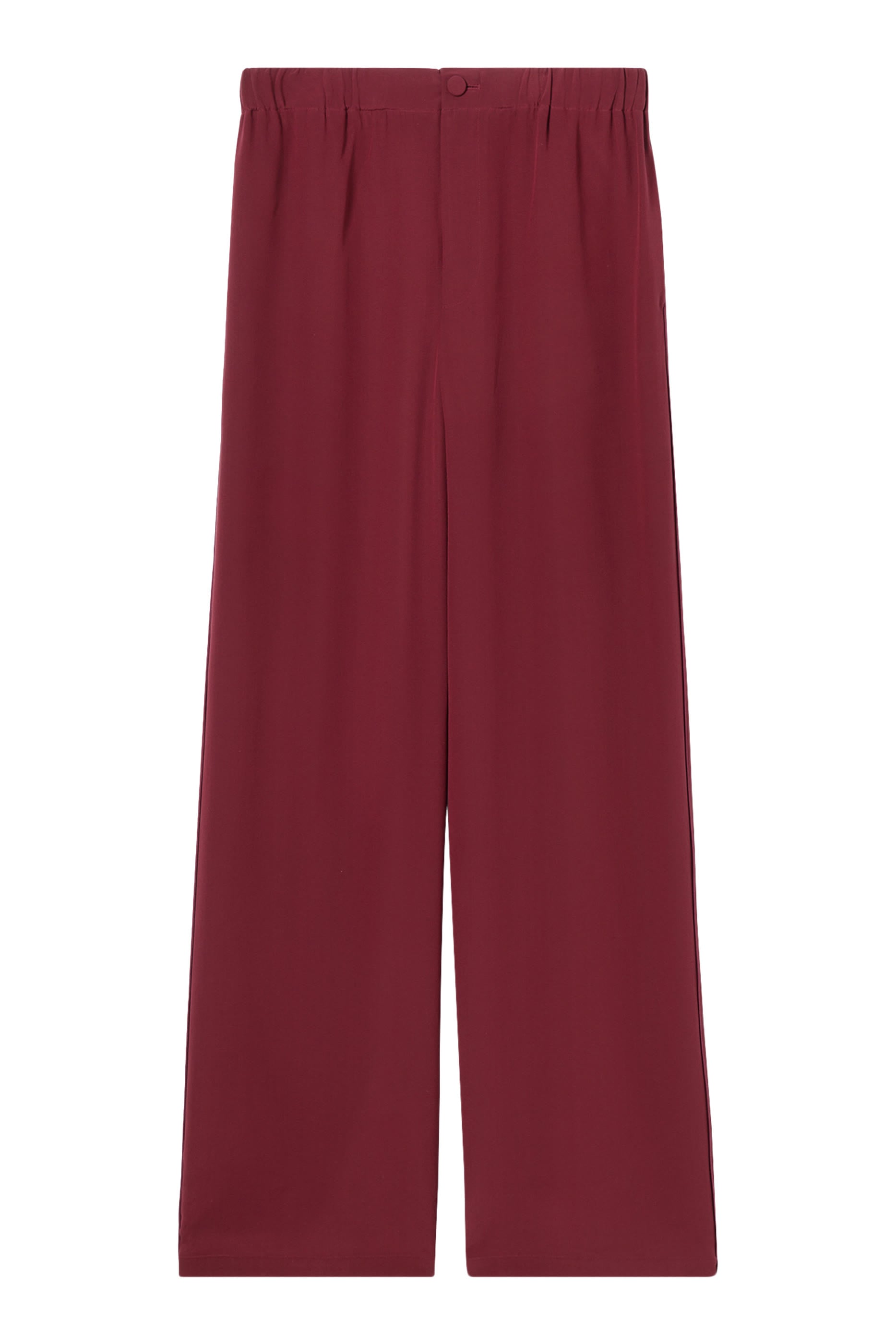 Silk Crêpe De Chine Pants