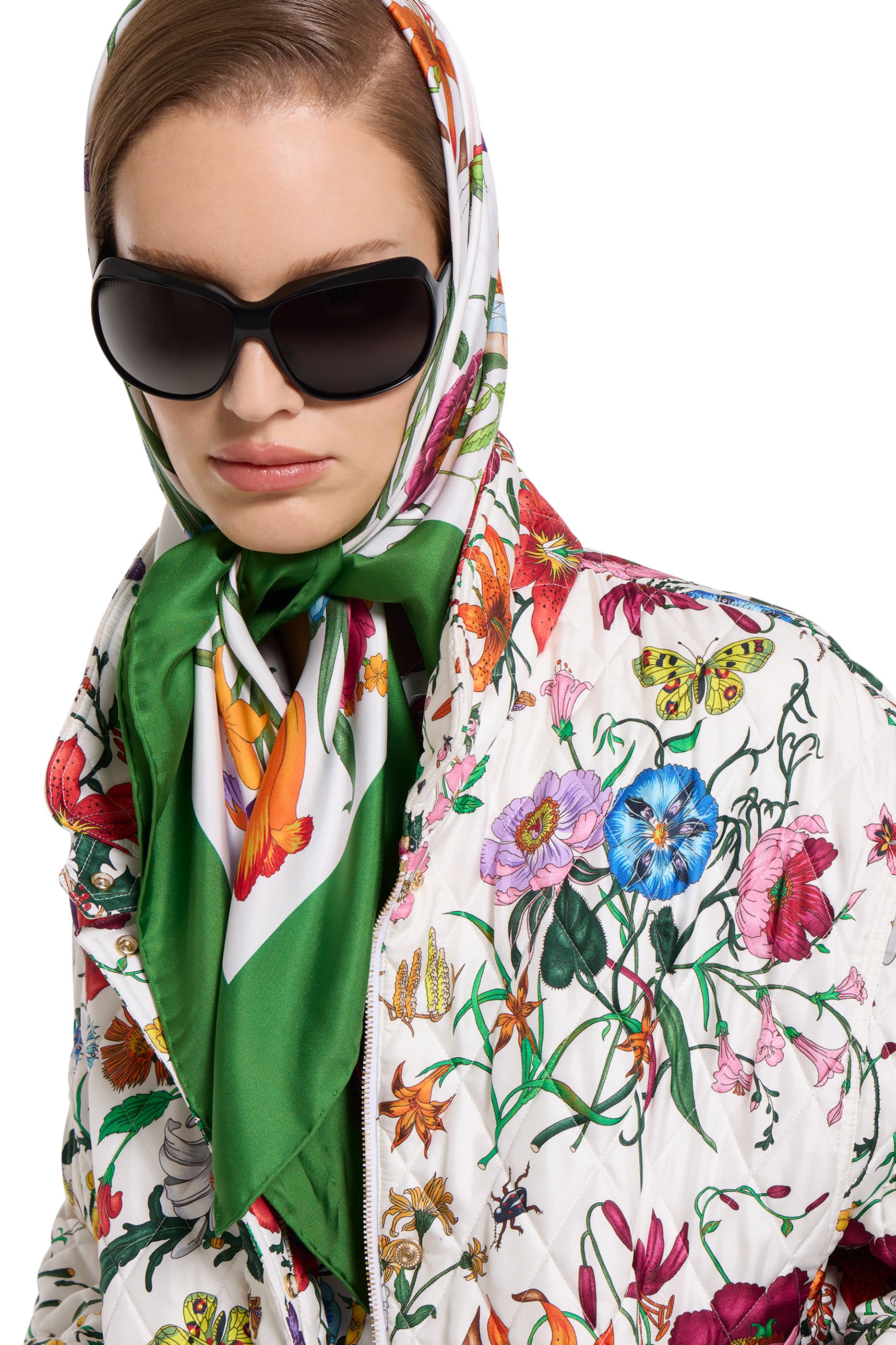  Printed Silk Carré 
