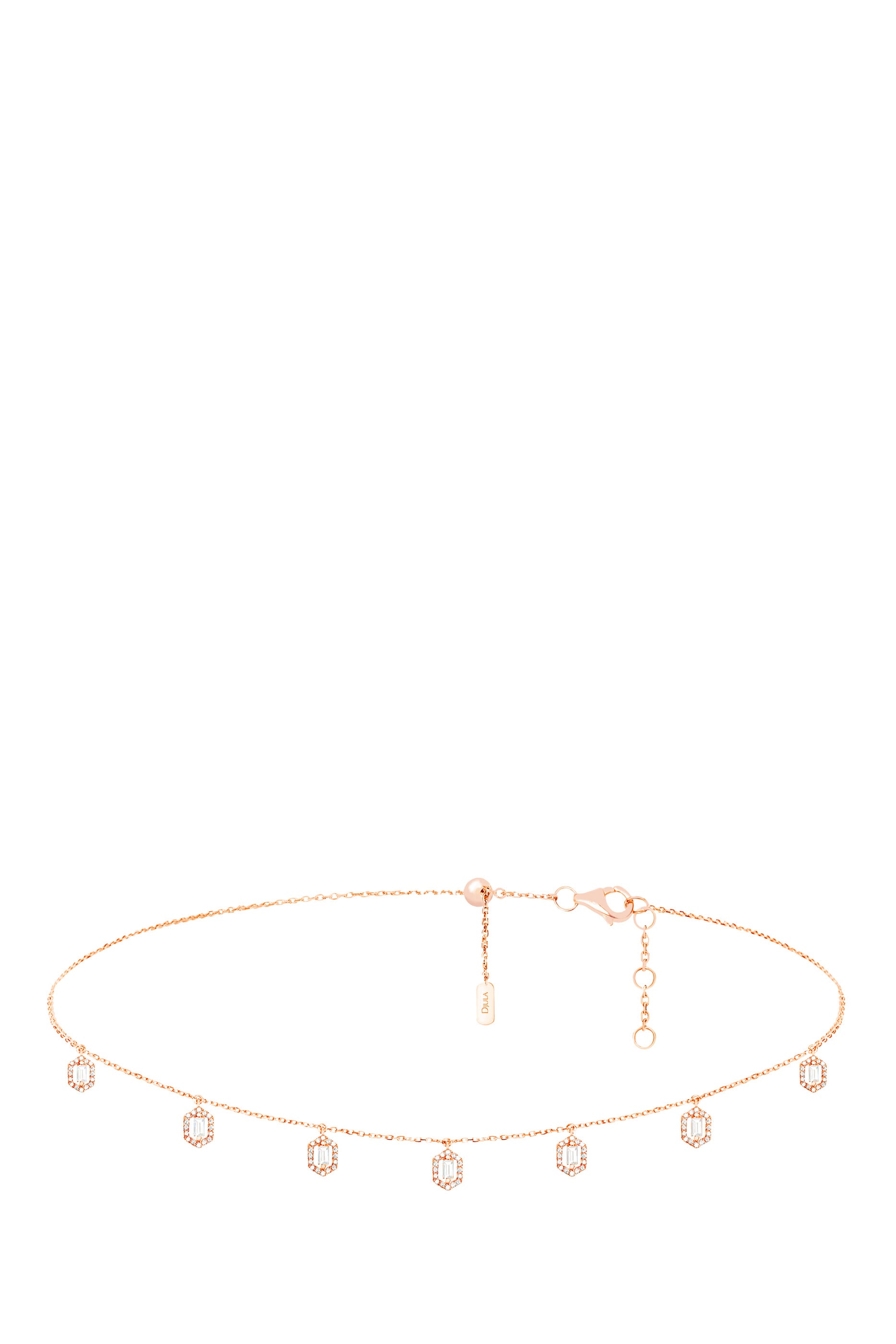  Éclat Necklace, 18K Rose Gold & Diamonds
