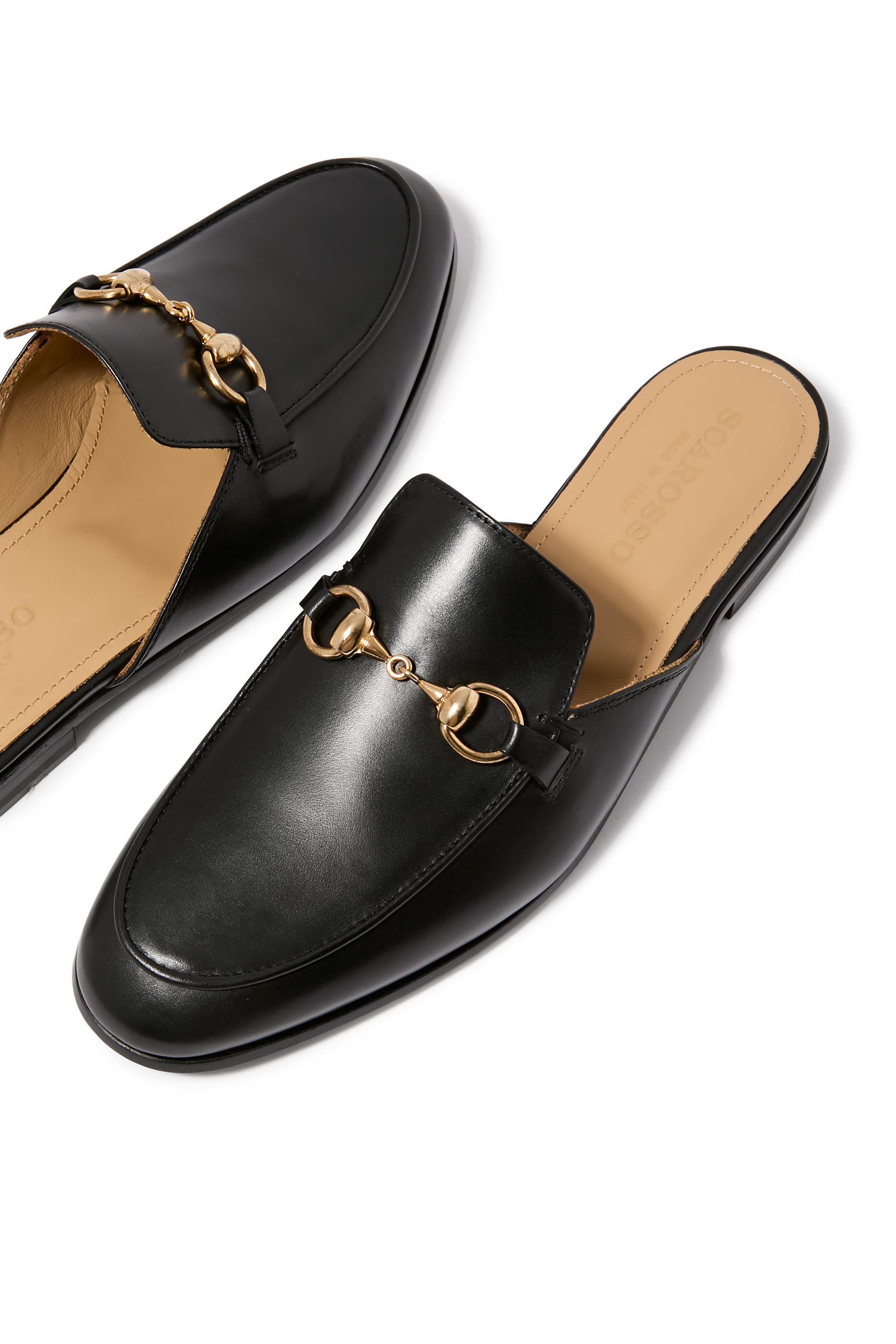 Serena Black Mules