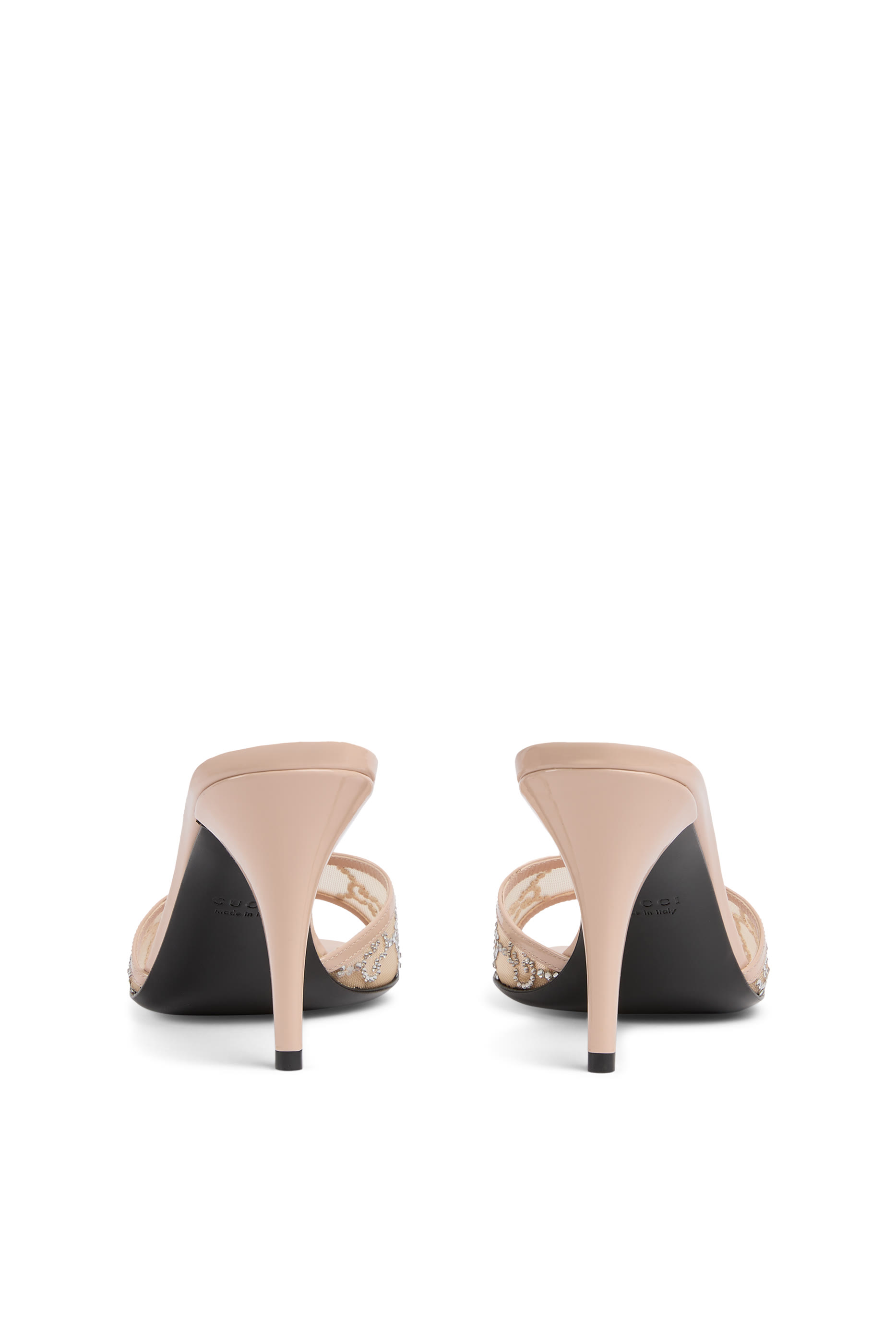 Horsebit Crystal Slide Sandals 85