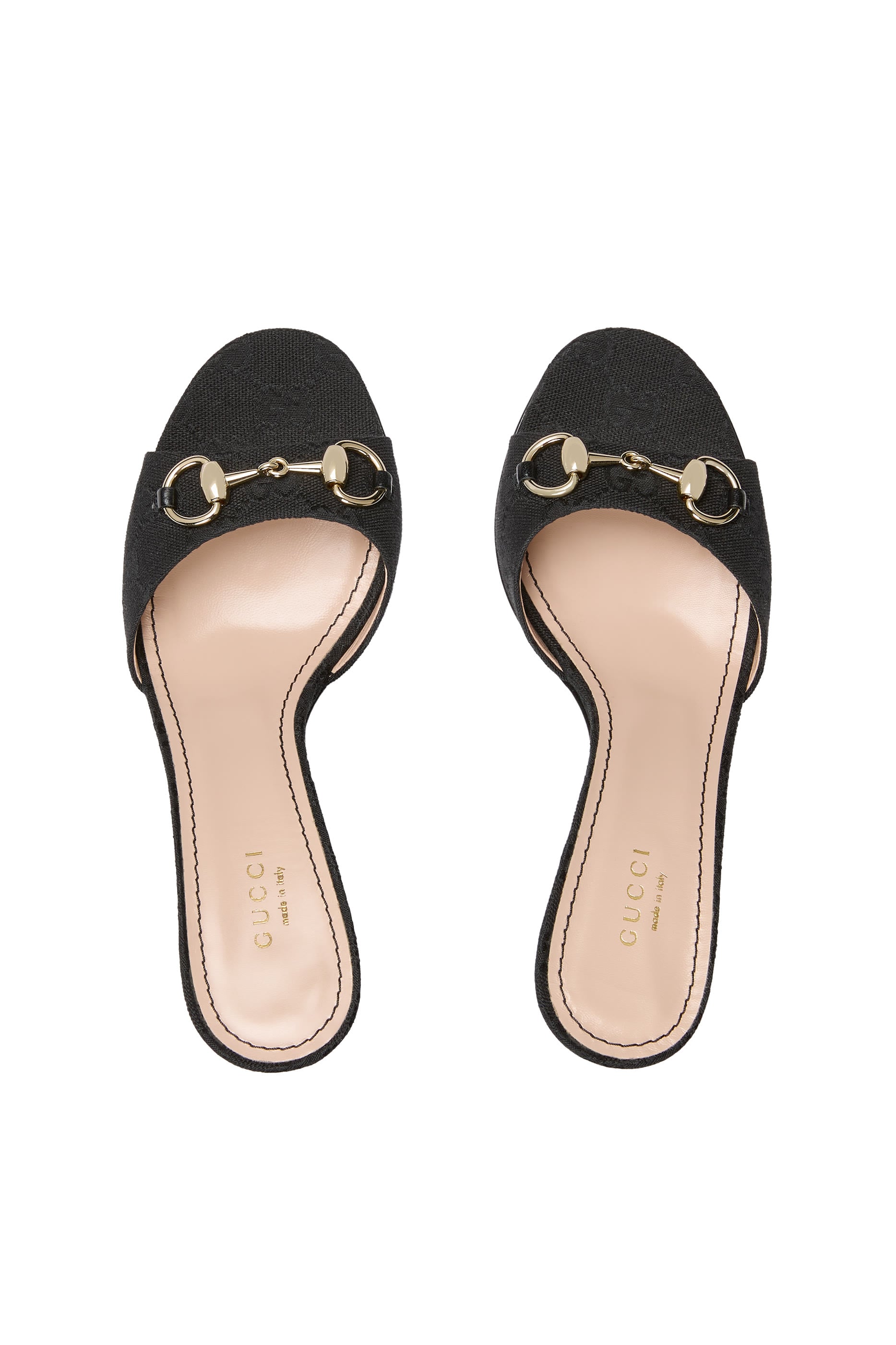 Logo Horsebit Sandals 85